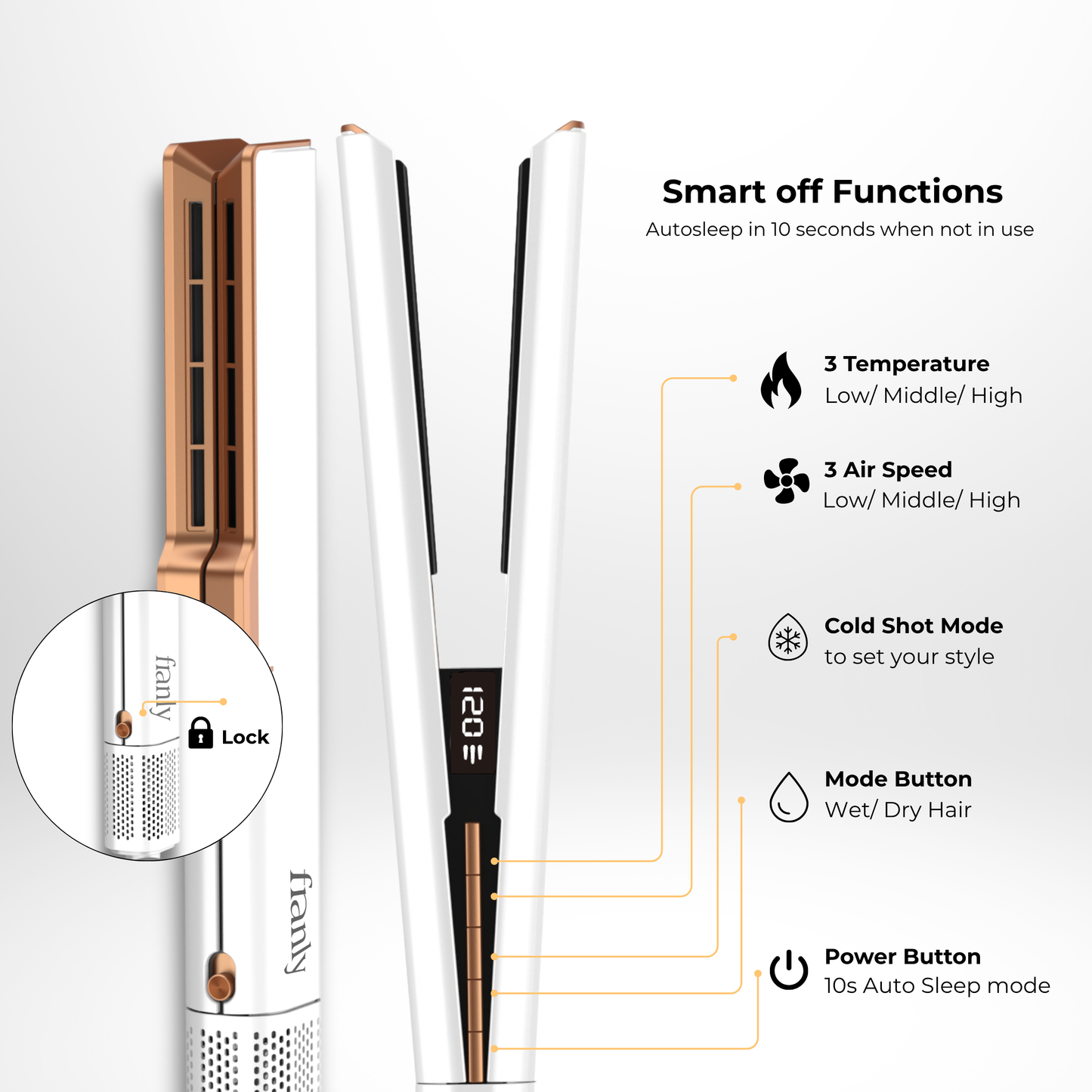 Luna Air 2 in 1 Air Straightener